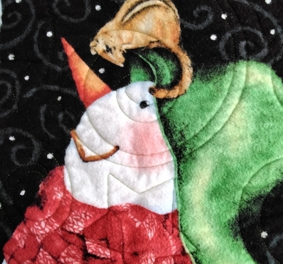 Winter Holidays Quilt / Crib /Lap/Floor - Picture 5 of 9